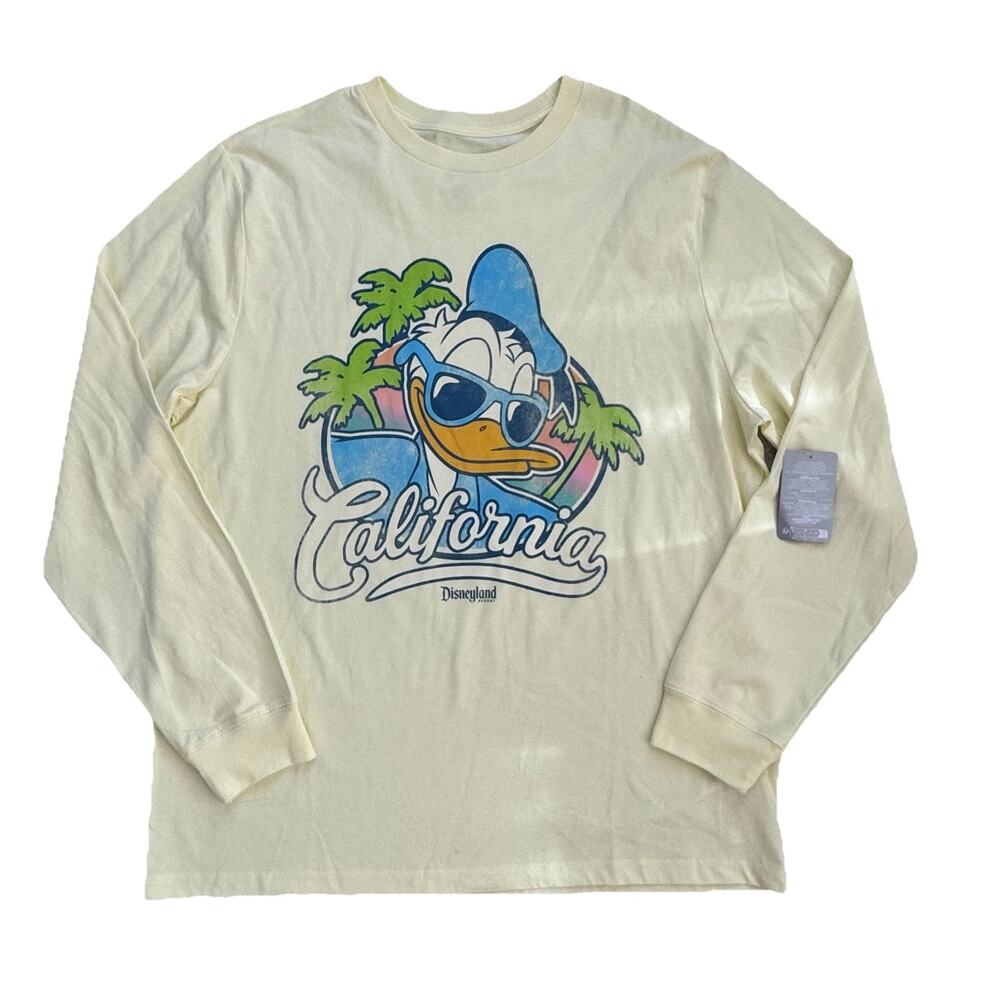 New Disney Donald Duck California Disneyland Mens Shirt XL